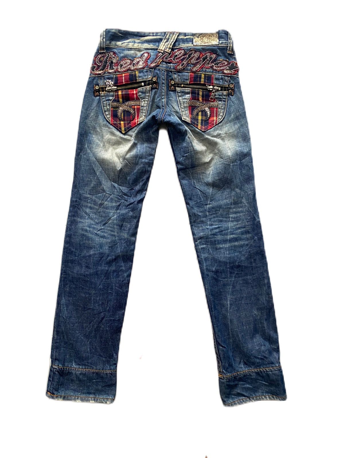 If Six Was Nine × Japanese Brand × Le Grande Bleu (L.G.B.) RED PEPPER SLIM TYPE JAPAN BRAND RIPPED DESIGN RARE STYLE Size US 28 / EU 44 - 4 Thumbnail
