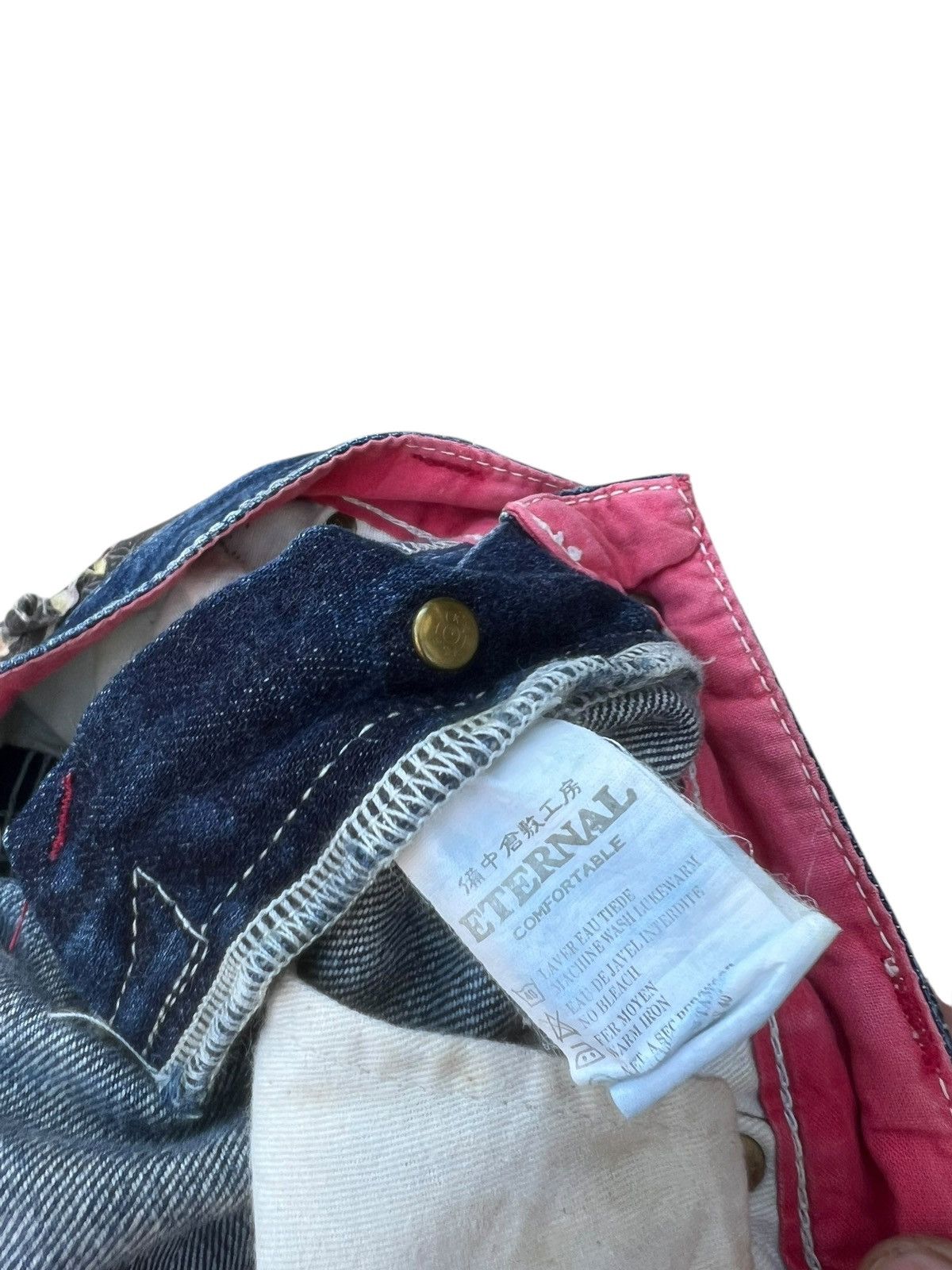 Eternal ETERNAL Japan Aging Distressed Mud Denim Hybrid Jeans Size US 32 / EU 48 - 21 Thumbnail