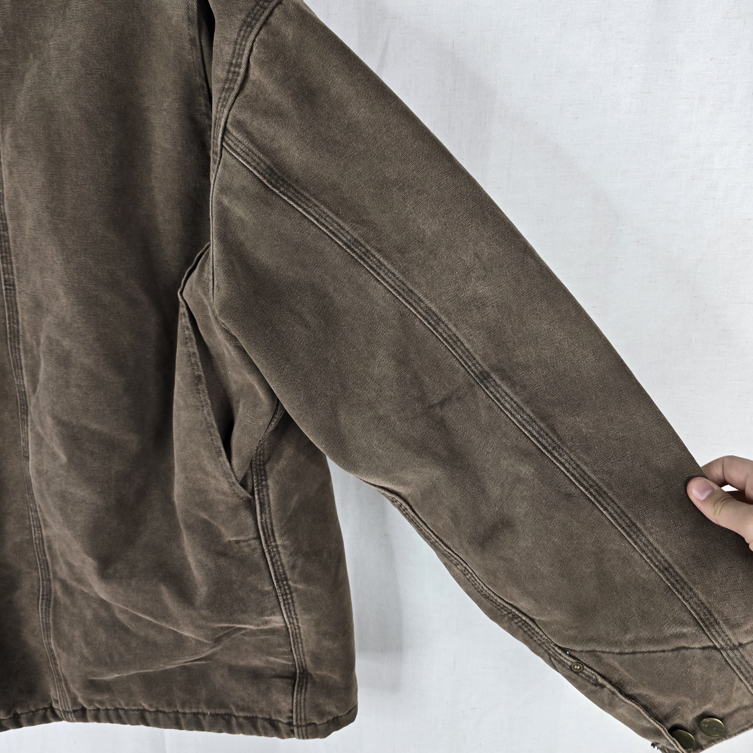 Carhartt Carhartt Vintage Large C02CHT Brown Chestnut Blanked Jacket Size US L / EU 52-54 / 3 - 8 Thumbnail