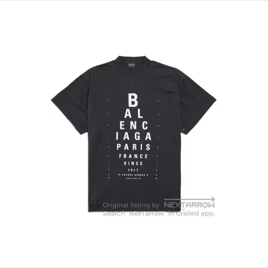 Balenciaga Balenciaga 25SS Black Vision Test Tee. Size US XS / EU 42 / 0 - 4 Thumbnail