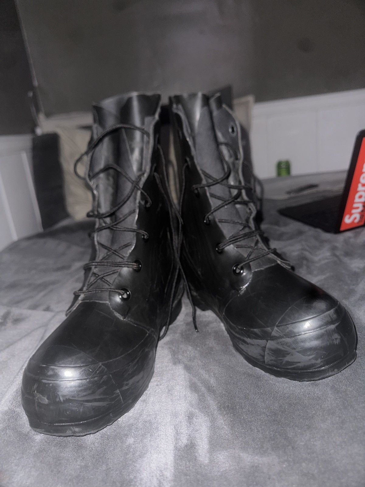 Vintage Raf Simon Military Bata Bunny Boots Size US 7 / EU 40 - 2 Thumbnail