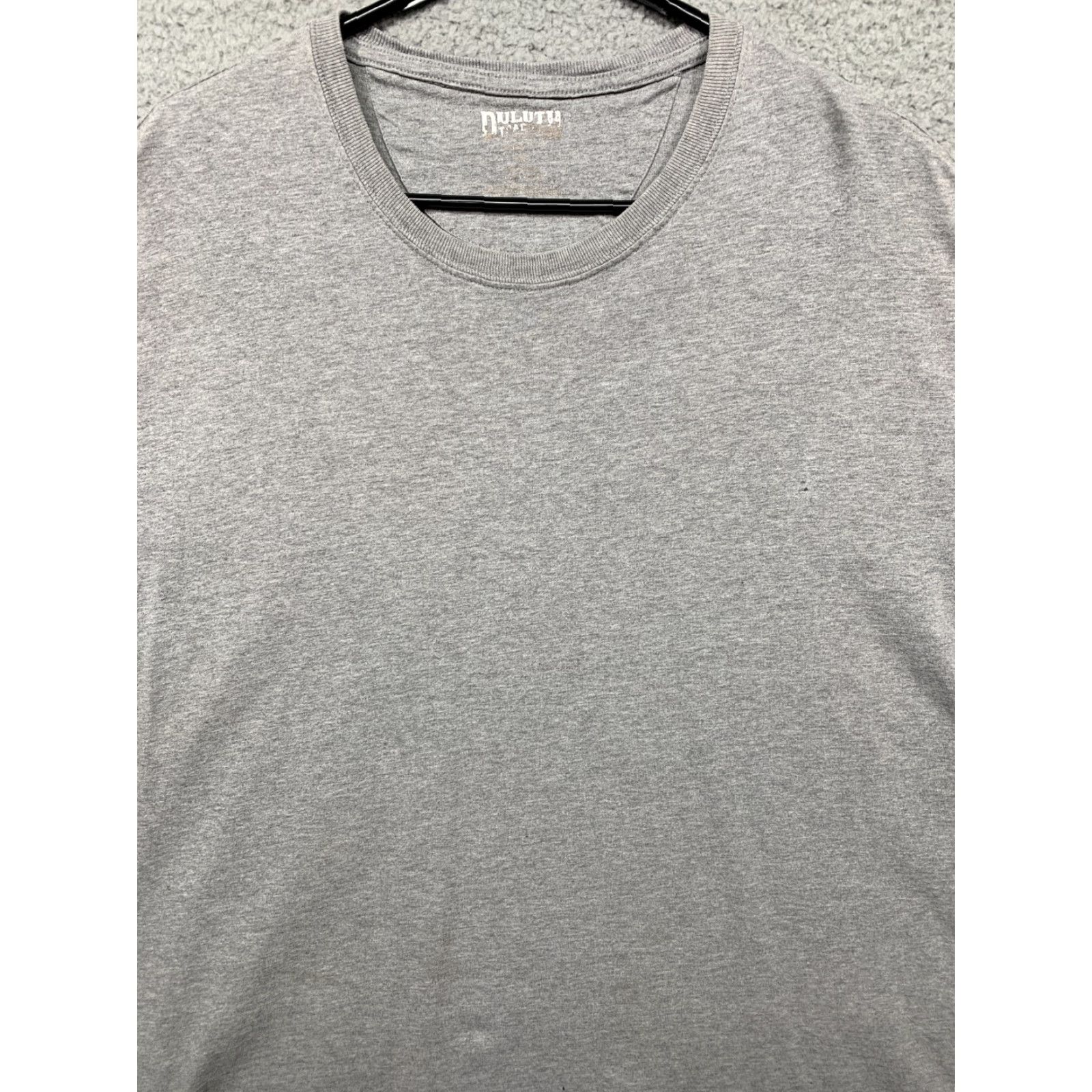 Vintage Duluth Trading Co. T-Shirt Men 2XL Heavyweight Gray Workwear Shirt Mens Short Sleeve Crew Neck Size US XXL / EU 58 / 5 - 2 Thumbnail