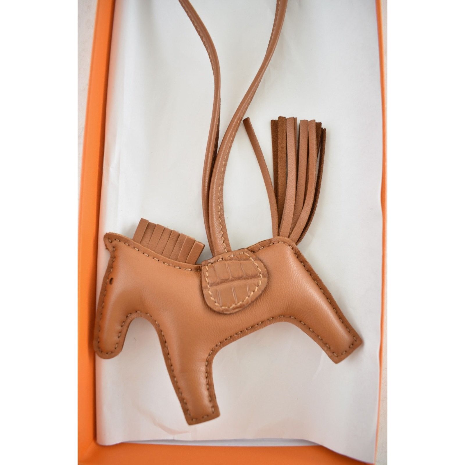 Hermes Hermes Horse Milo Leather Matte Alligator 2025 Bag Charm Size ONE SIZE - 10 Thumbnail
