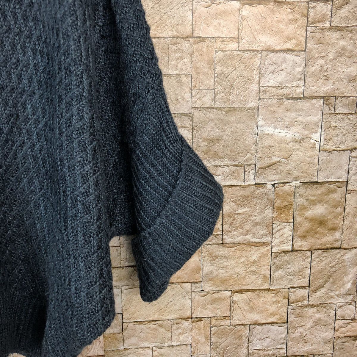 Homespun Knitwear × Japanese Brand Vevs Dark Blue Knitwear cardigan #A1087 Size L / US 10 / IT 46 - 7 Thumbnail
