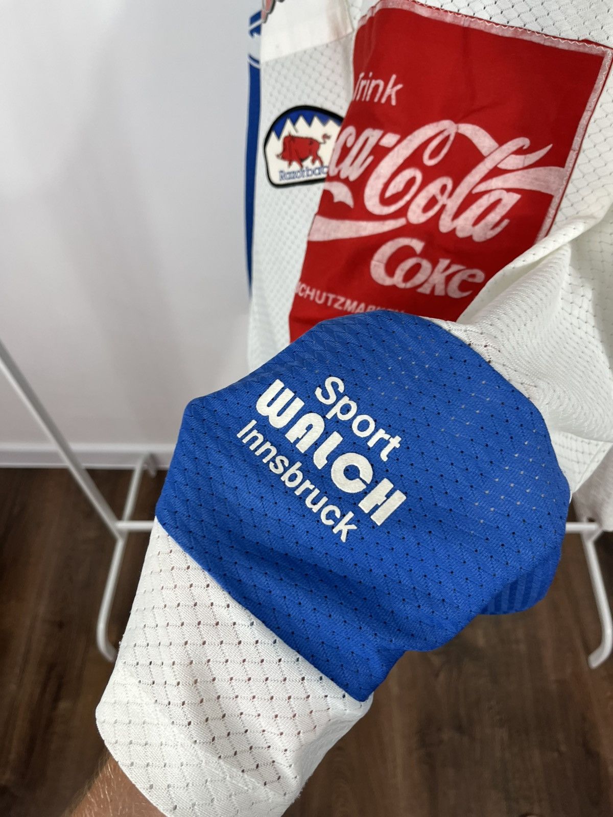 Vintage Vintage Coca-Cola Ice Hockey Jersey Innsbruck #12 Size US XL / EU 56 / 4 - 10 Thumbnail