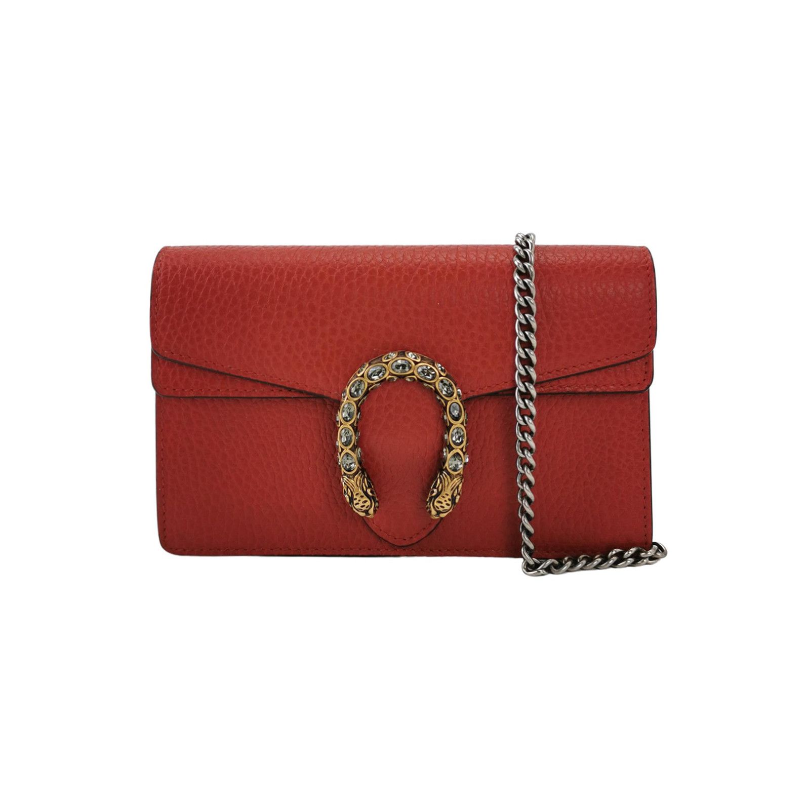 Gucci Gucci Dionysus Leather Crystal Shoulder Bag One Size Size ONE SIZE - 1 Thumbnail