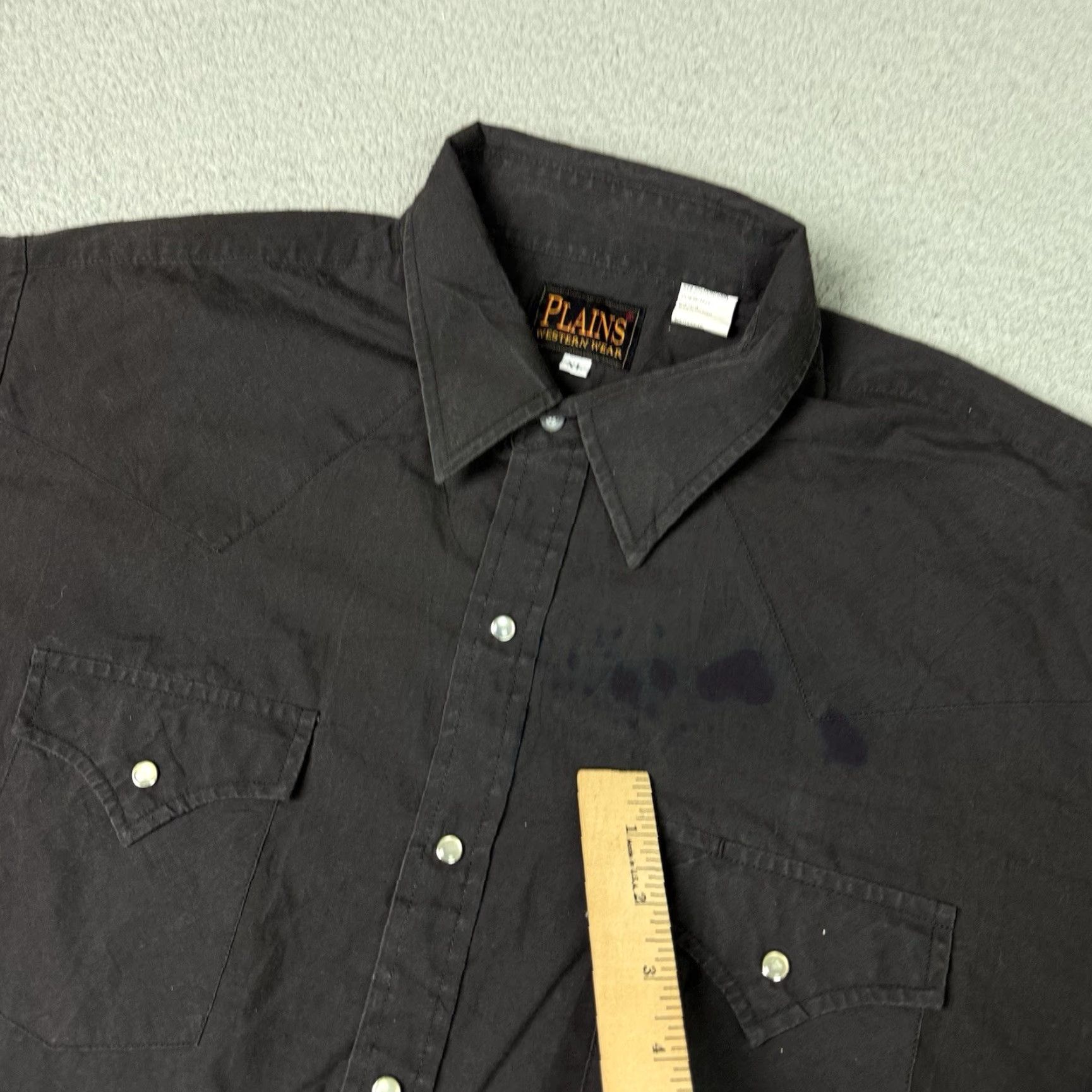 Vintage VINTAGE Ely Plains Shirt Mens XL Black Pearl Snap Cowboy Rockabilly Size US XL / EU 56 / 4 - 7 Thumbnail