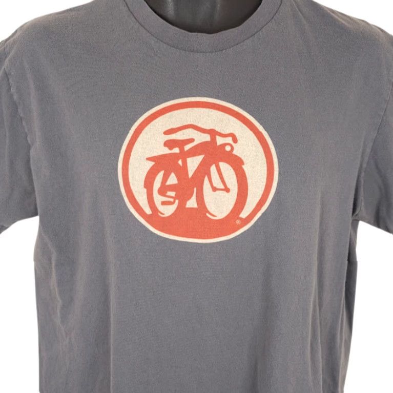 American Apparel New Belgium Brewing T Shirt Mens Size Medium Gray Bicycle Beer Made In USA Size US M / EU 48-50 / 2 - 2 Thumbnail