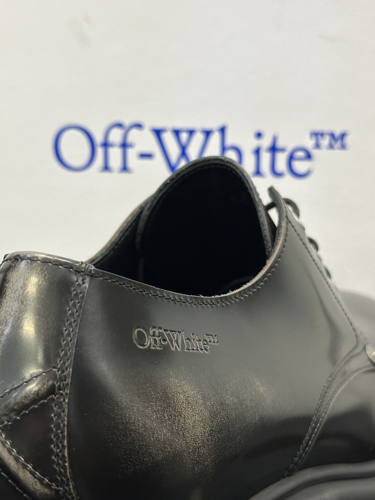 Off-White Exploration Derby Anthracite. Sz 43 Size US 10 / EU 43 - 10 Thumbnail