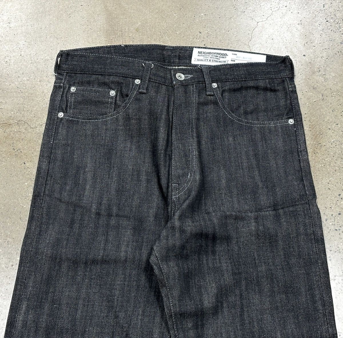 Neighborhood NBHD Neighborhood Rigid Dp.Basic Jeans/Denim size L Size US 34 / EU 50 - 3 Thumbnail