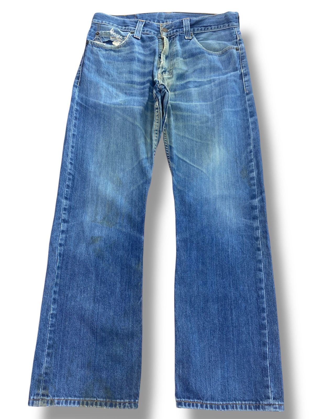 Levi's Levi’s Vintage 506 Whiskers Faded Wash Style Loose Jeans Size US 34 / EU 50 - 1 Thumbnail