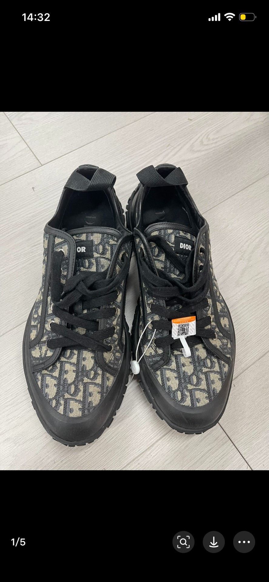 Dior Dior Black Lowtop Sneakers 44 Men Size US 10.5 / EU 43-44 - 1 Thumbnail