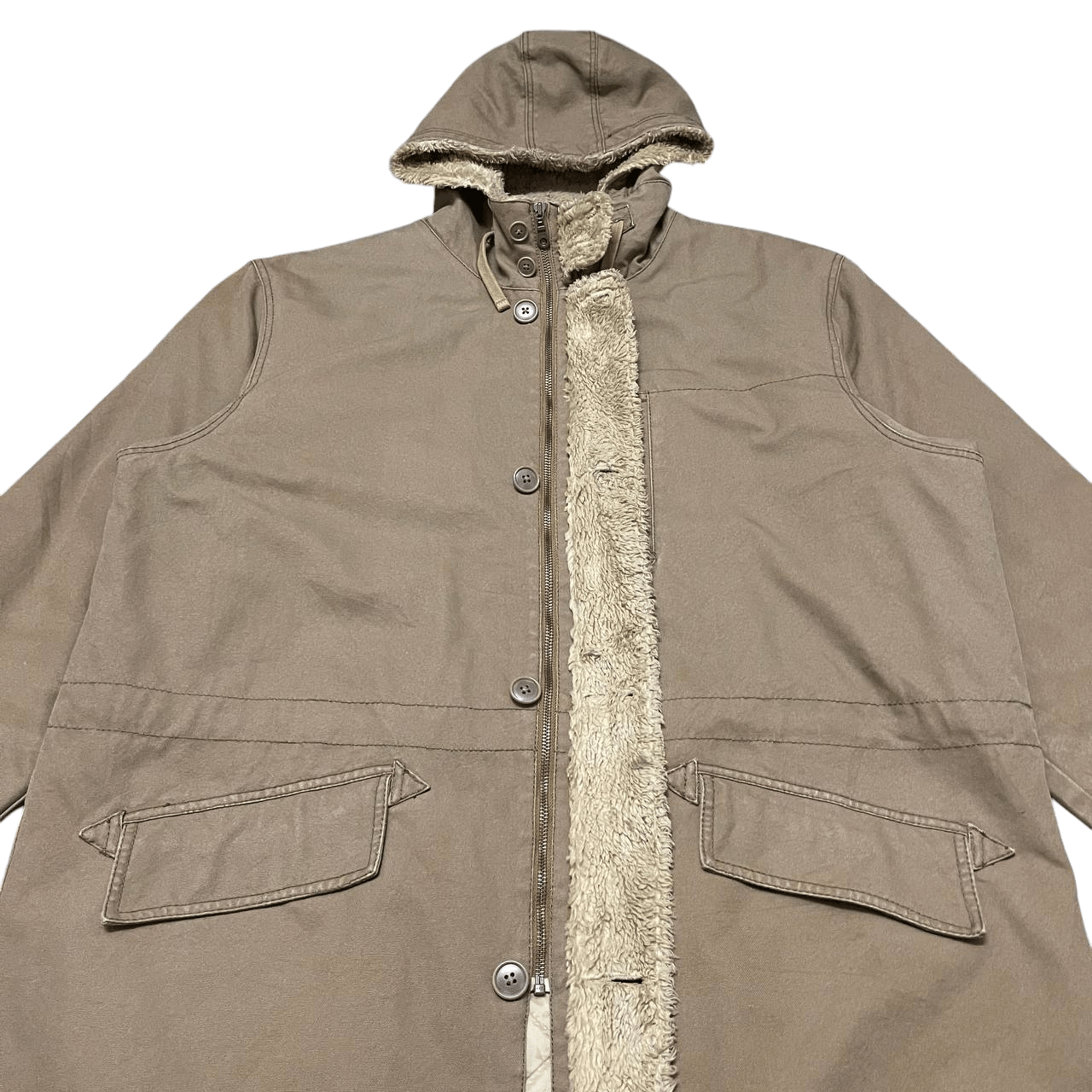 Uniqlo Uniqlo Canvas Work Hooded Jacket Size US XL / EU 56 / 4 - 5 Thumbnail