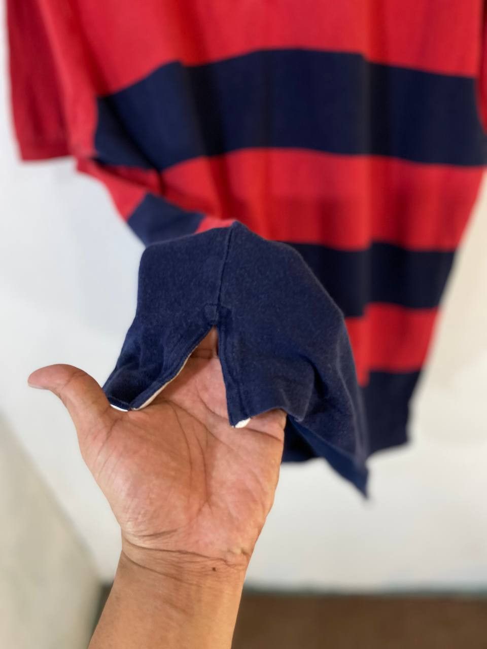 Polo Ralph Lauren vintage polo ralph lauren striped polo tee Size US XXL / EU 58 / 5 - 8 Thumbnail