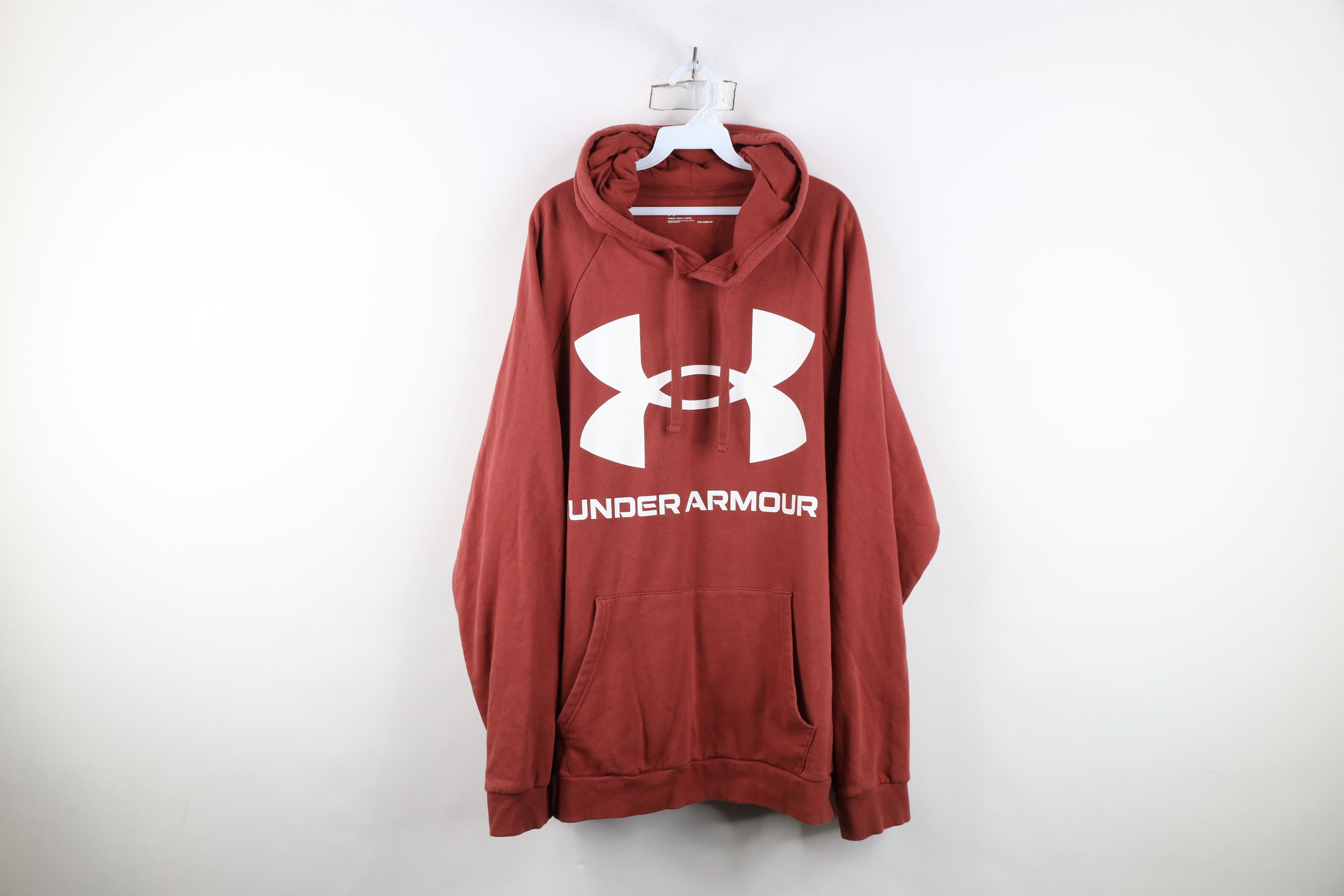 Under Armour Under Armour ColdGear Spell Big Logo Hoodie Sweatshirt Red Size US XXL / EU 58 / 5 - 1 Thumbnail