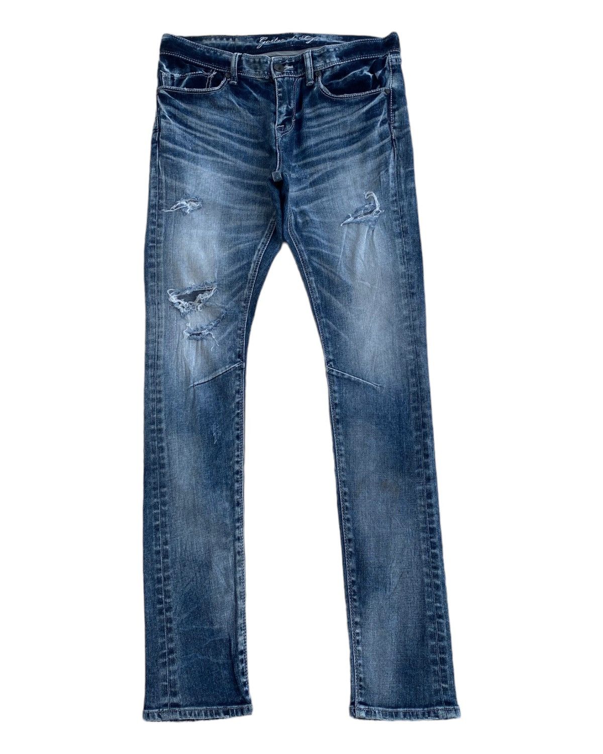 GOSTAR DE FUGA DISTRESSED DENIM DESIGN SKINNY JEANS