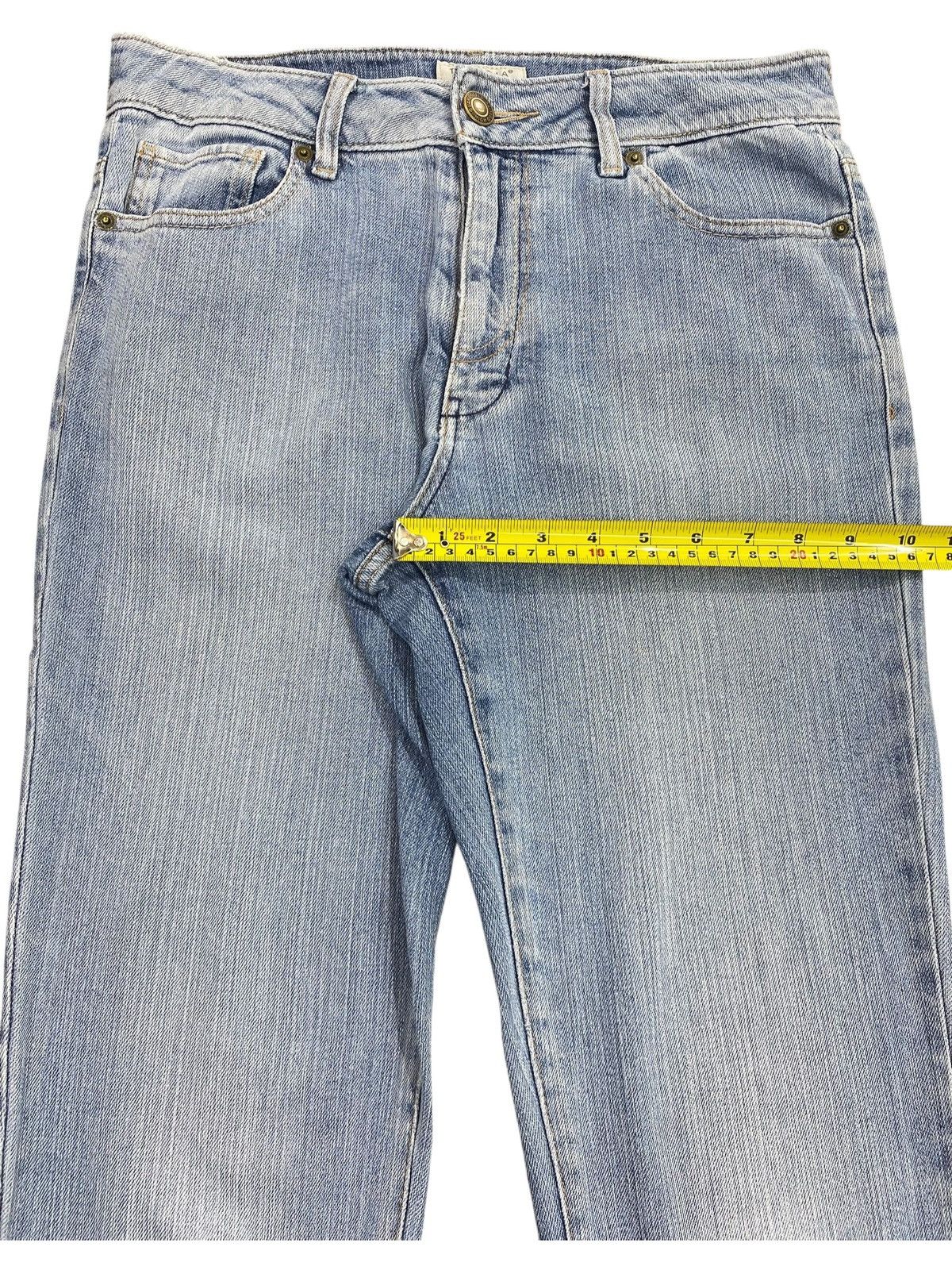 Japanese Brand Japanese Brand Faded Wash Style Flare Jeans Size US 31 - 11 Thumbnail