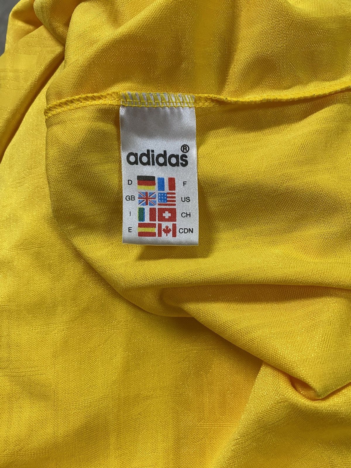 Adidas × Vintage Vintage 90s Adidas Jersey Monogram 🔥 Size US L / EU 52-54 / 3 - 5 Thumbnail