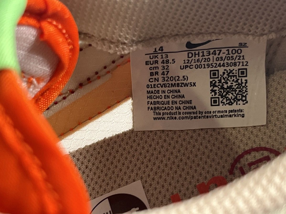 CLOT × Nike × Sacai Nike x Sacai x Clot Sz 14 New Tan Maroon Orange Size US 14 / EU 47 - 9 Thumbnail
