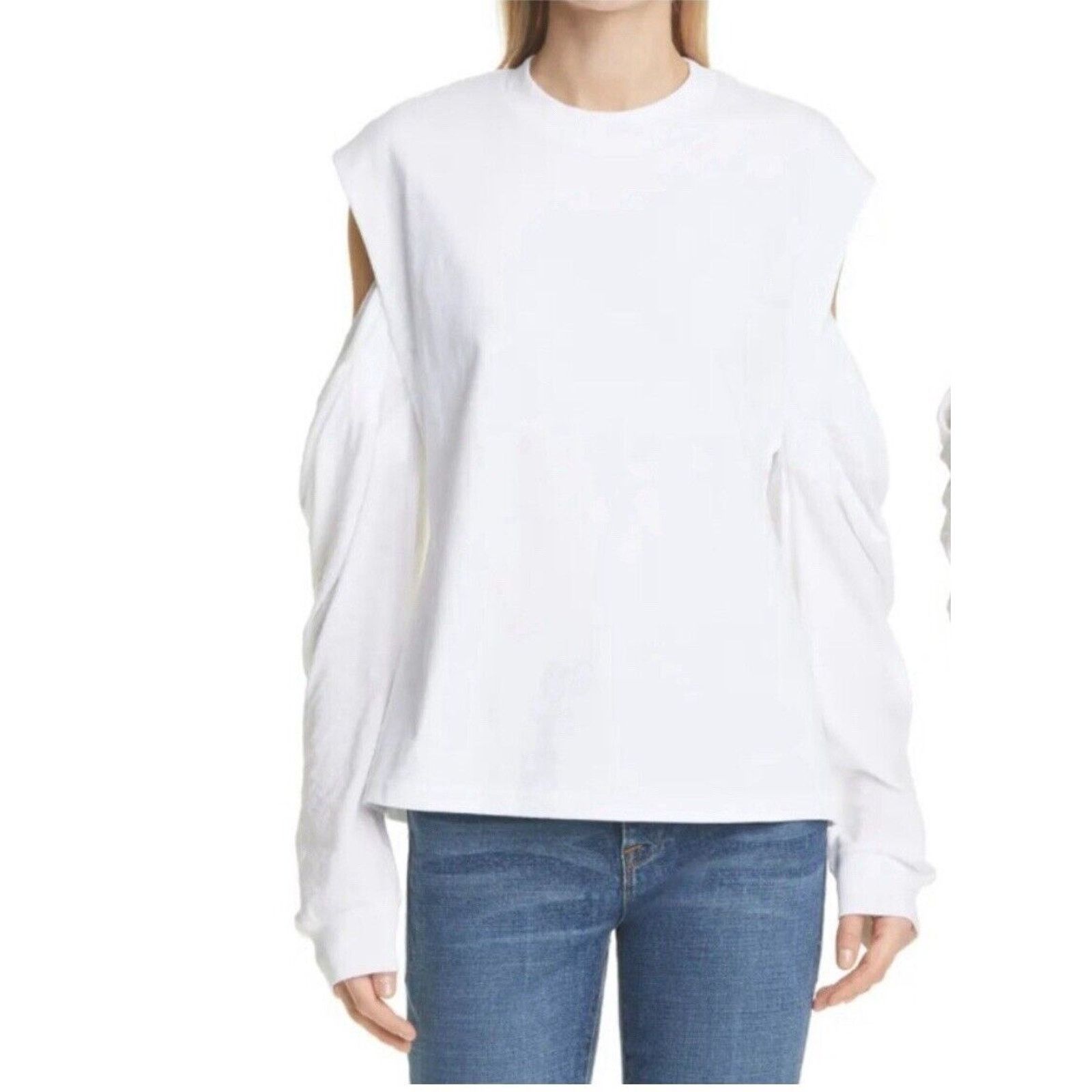 RTA BRAND Capucine Slouching Cold Shoulder Long Sleeve M