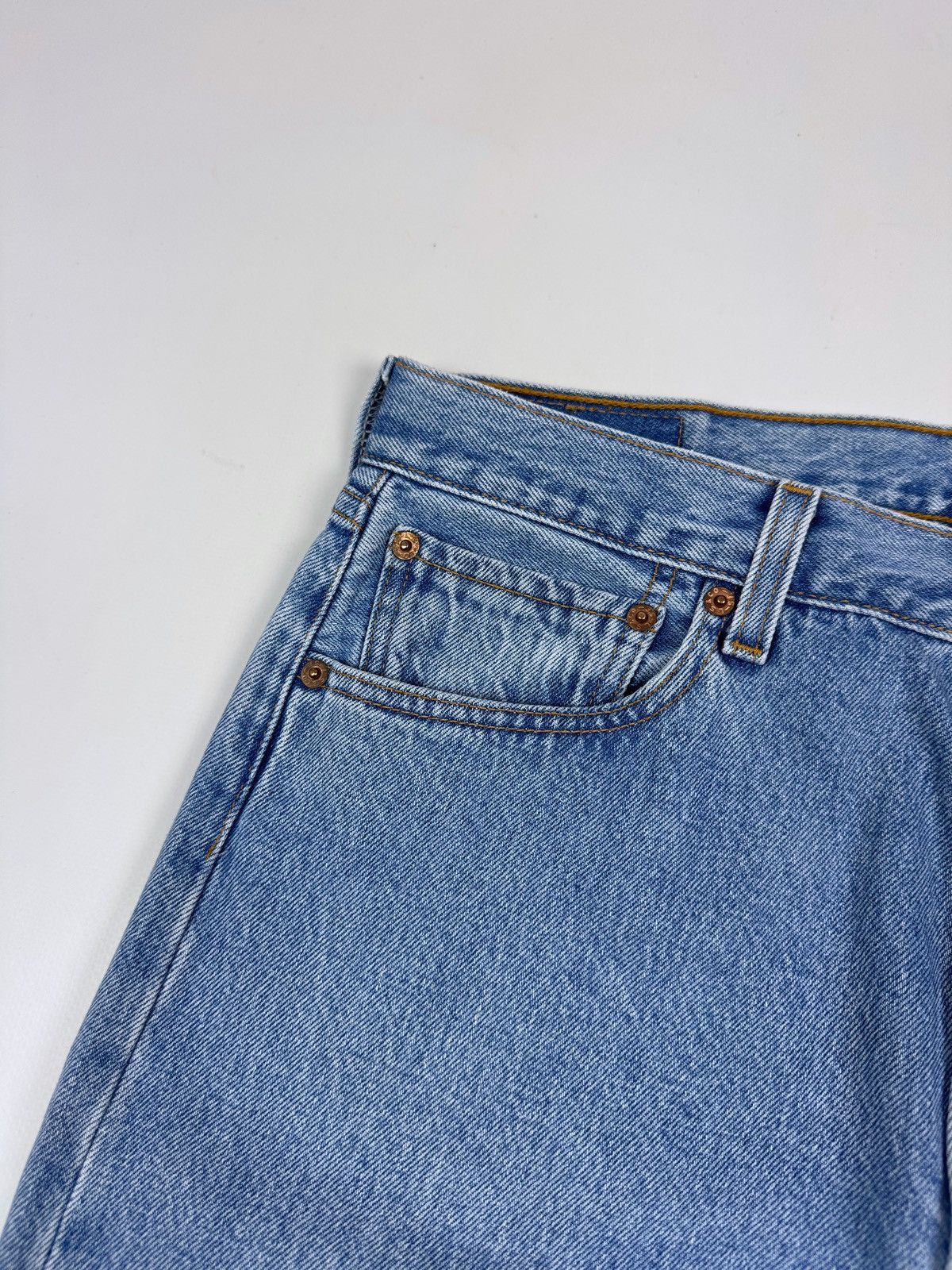 Levi's 1990’s Vintage Levi’s 501 Washed Denim Jeans Pants Size US 33 - 8 Thumbnail