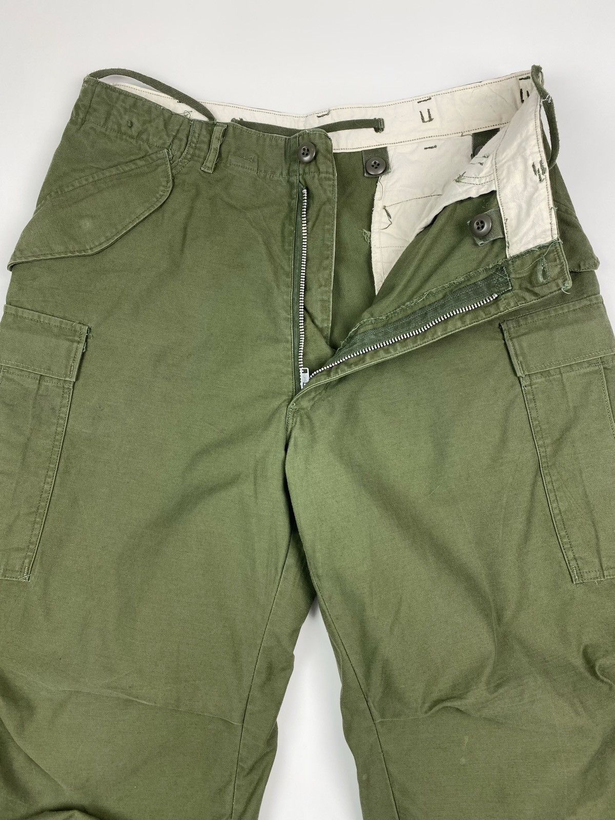 Vintage 1960’s Vintage US Army M-65 Olive Green Field Cargo Pants Size US 34 / EU 50 - 6 Thumbnail