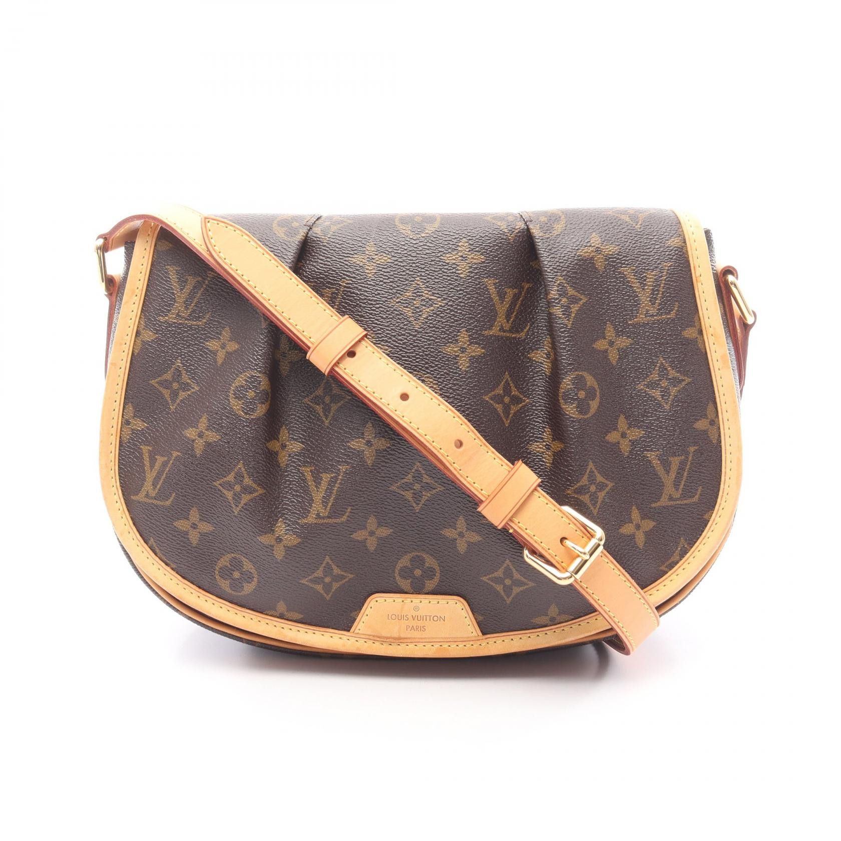Louis Vuitton Louis Vuitton Louis Vuitton Menilmontant Monogram Shoulder Bag Textile Shoulder Bag M40474 DUTY FREE for USA Size ONE SIZE - 1 Thumbnail