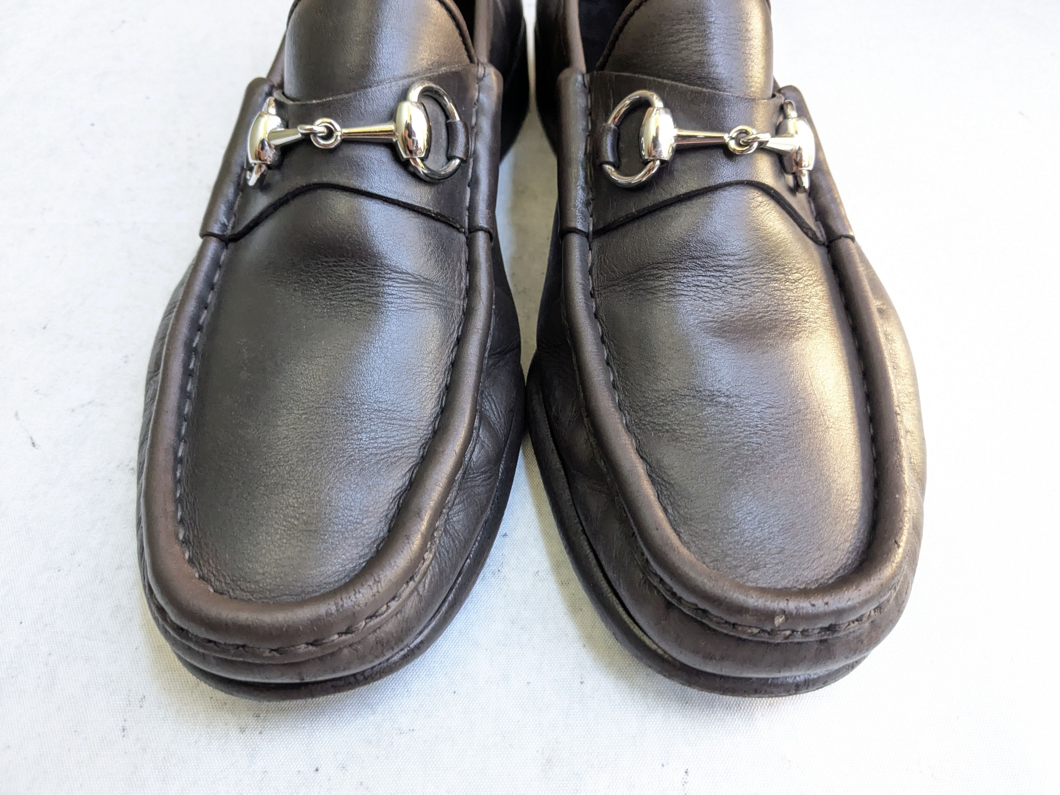 Gucci Gucci Horsebit Loafers Brown 8.5 D Leather Slip Ons Size US 8.5 / EU 41-42 - 4 Thumbnail
