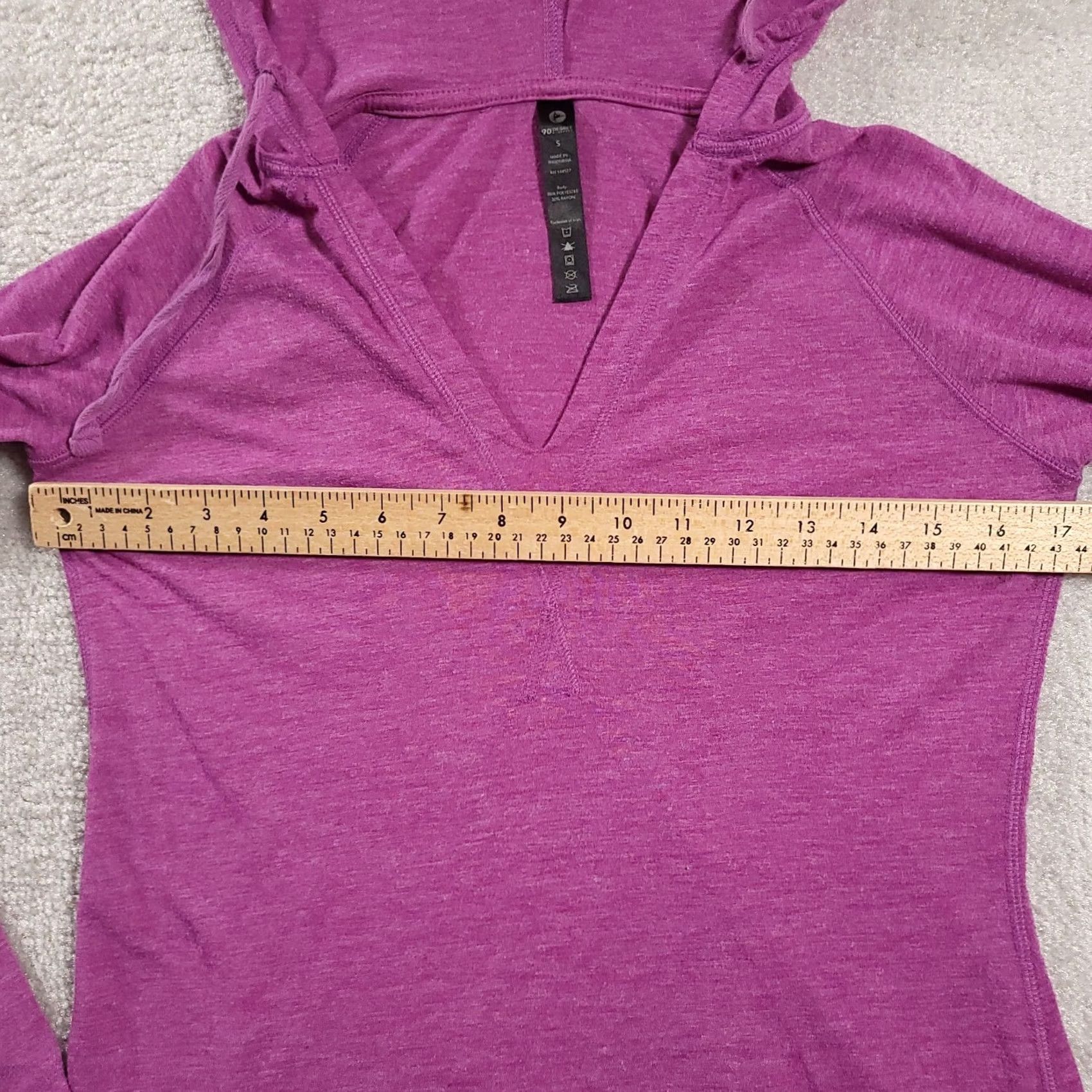 Vintage Women's 90 Degree by Reflex Hoodie Pullover Purple Size S Adults Womens Pullover Hooded Activewear Casual Refelx Blended Polyester Size S / US 4 / IT 40 - 3 Thumbnail