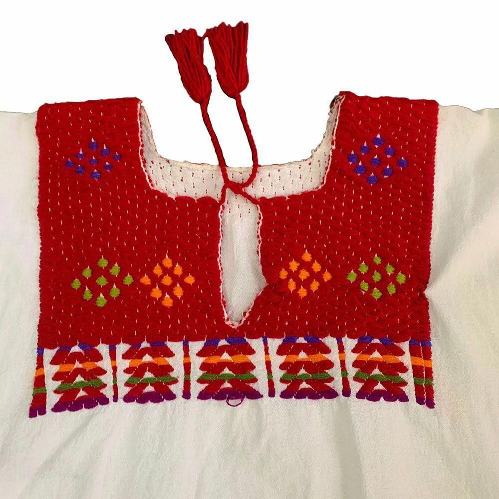 Designer New White Hand Made Embroidered Blouse L Size L / US 10 / IT 46 - 2 Thumbnail