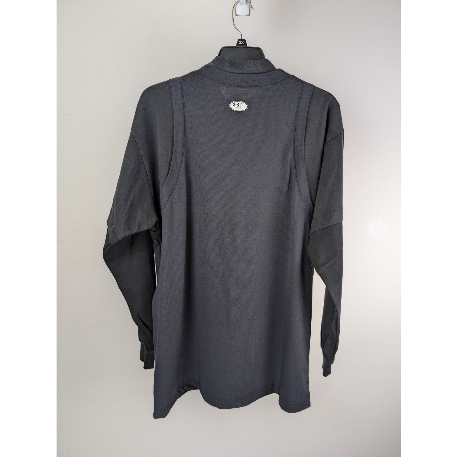 Balenciaga × Under Armour o1rshd1 Sporty Mesh UA Triple Layered T-Shirt in Black 3 Size US L / EU 52-54 / 3 - 8 Thumbnail