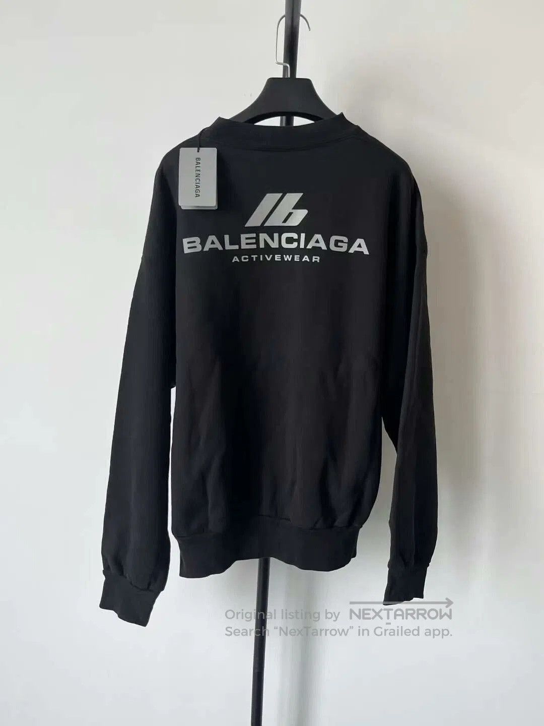 Balenciaga balenciaga logo crewneck sweatshirt for women. Size M / US 6-8 / IT 42-44 - 2 Thumbnail
