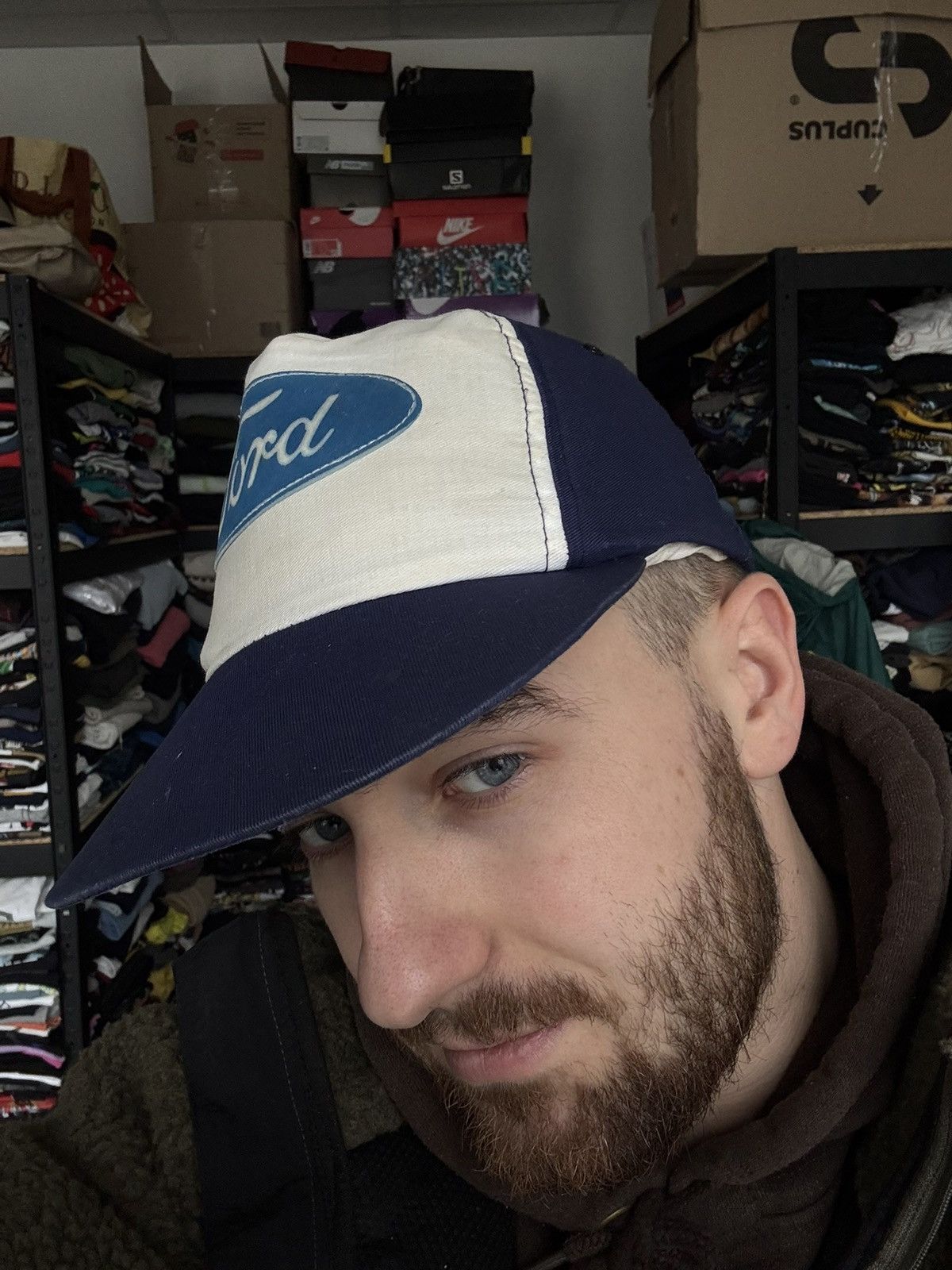 Ford Ford vintage cap 90s rare big logo hat Size ONE SIZE - 4 Thumbnail