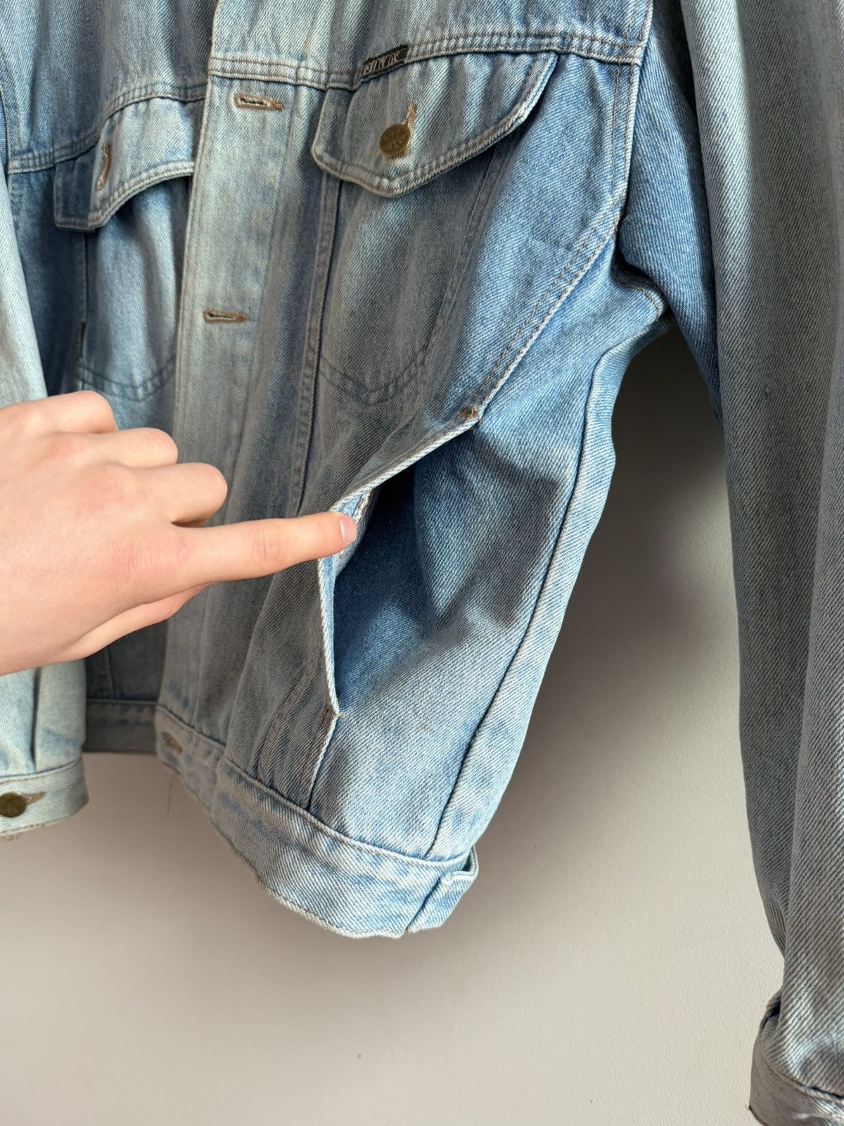 Edwin Edwin Vintage Denim Jacket Light Wash Size US L / EU 52-54 / 3 - 3 Thumbnail