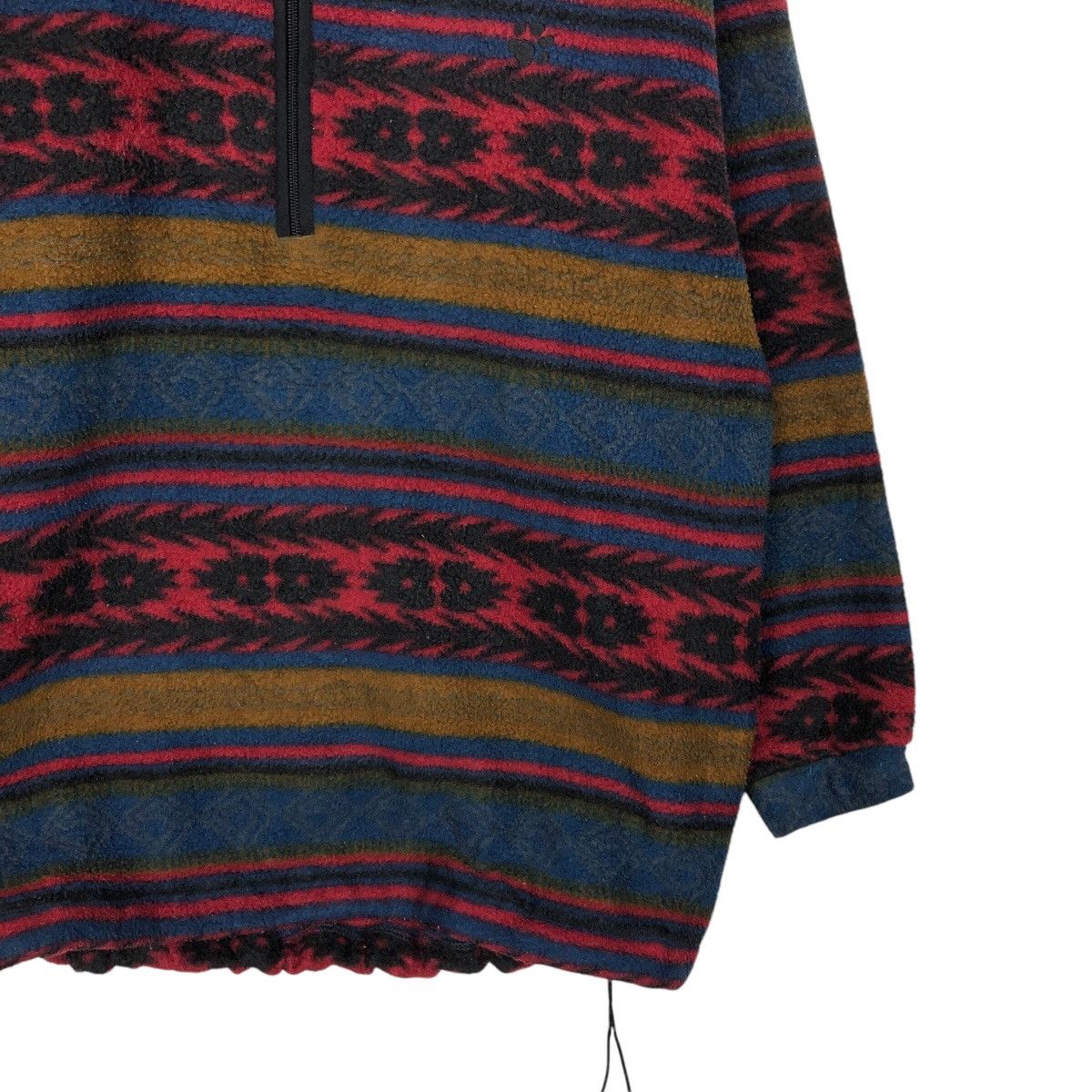 Japanese Brand 📌Vintage Fleece Jacket Jack Wolf Navajo Native Design Size US M / EU 48-50 / 2 - 6 Thumbnail