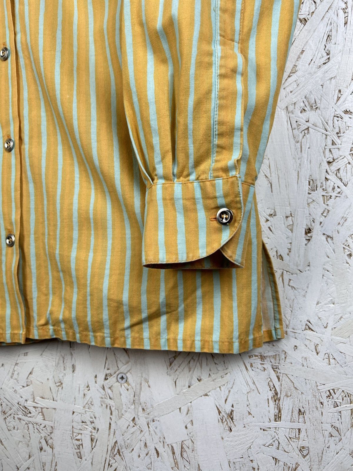 Marimekko Vintage Marimekko Striped Metal Button Jokapoika Shirt Size S / US 4 / IT 40 - 3 Thumbnail