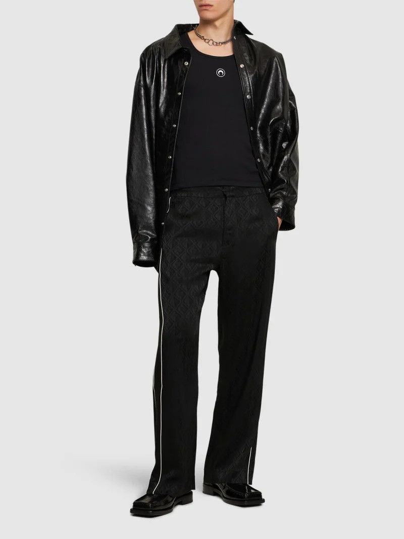 Marine Serre Marine Serre Jacquard Fluid Pants Logo Print Size L Size US 40 / EU 56 - 5 Thumbnail