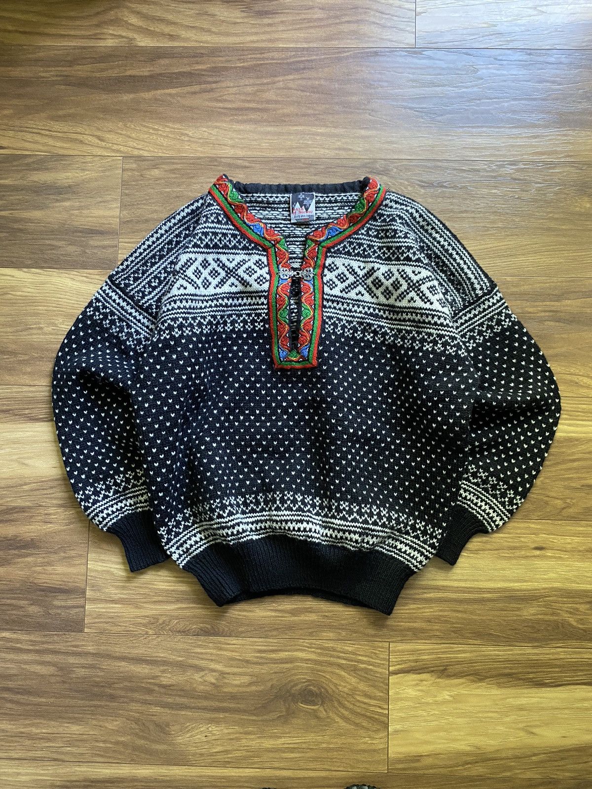Coogi × Dale Of Norway × Vintage Dale Of Norway Vintage Wool Sweater Size US L / EU 52-54 / 3 - 1 Thumbnail