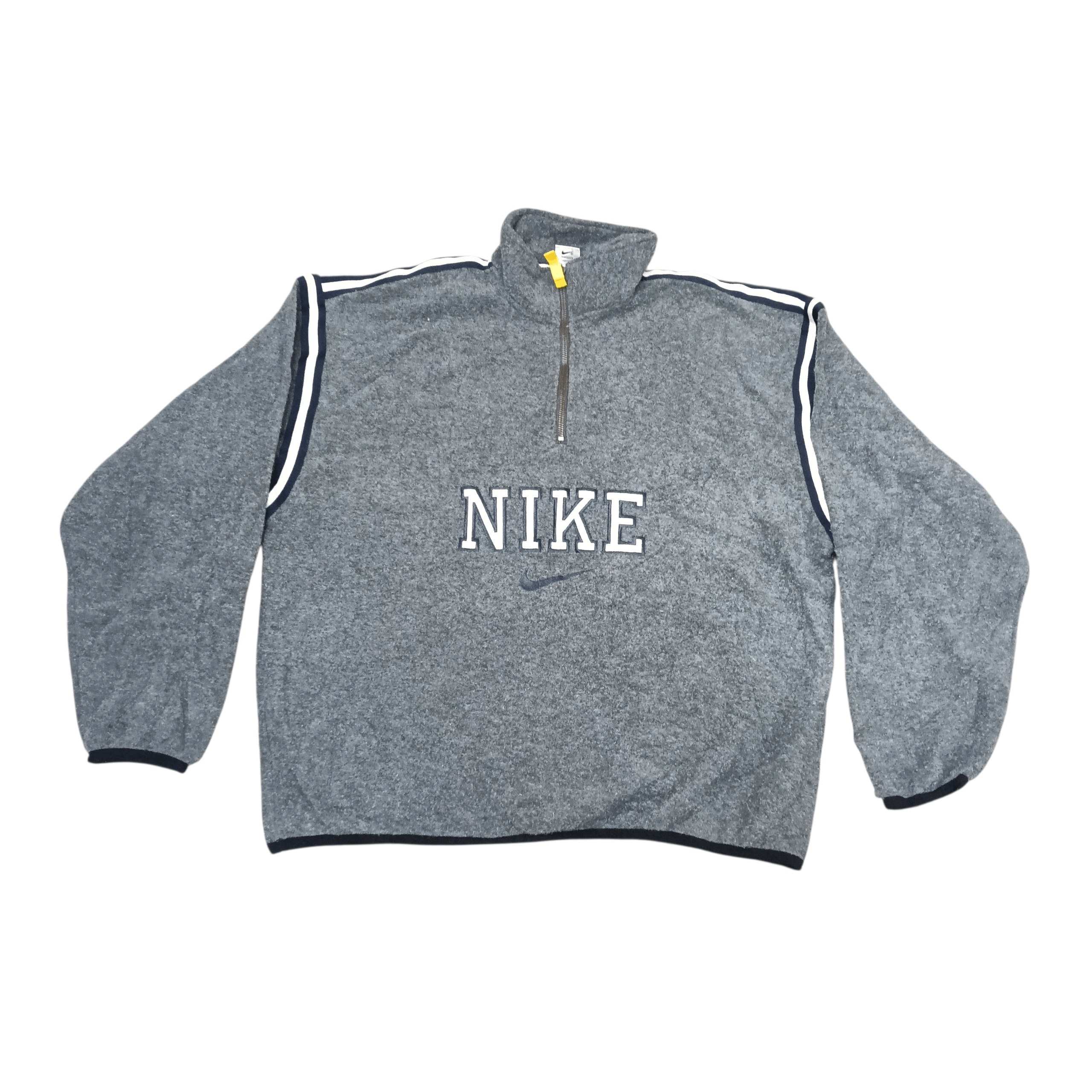 Nike Vintage Nike Center Logo Half Zip Fleece Sweatshirt Size US L / EU 52-54 / 3 - 1 Thumbnail