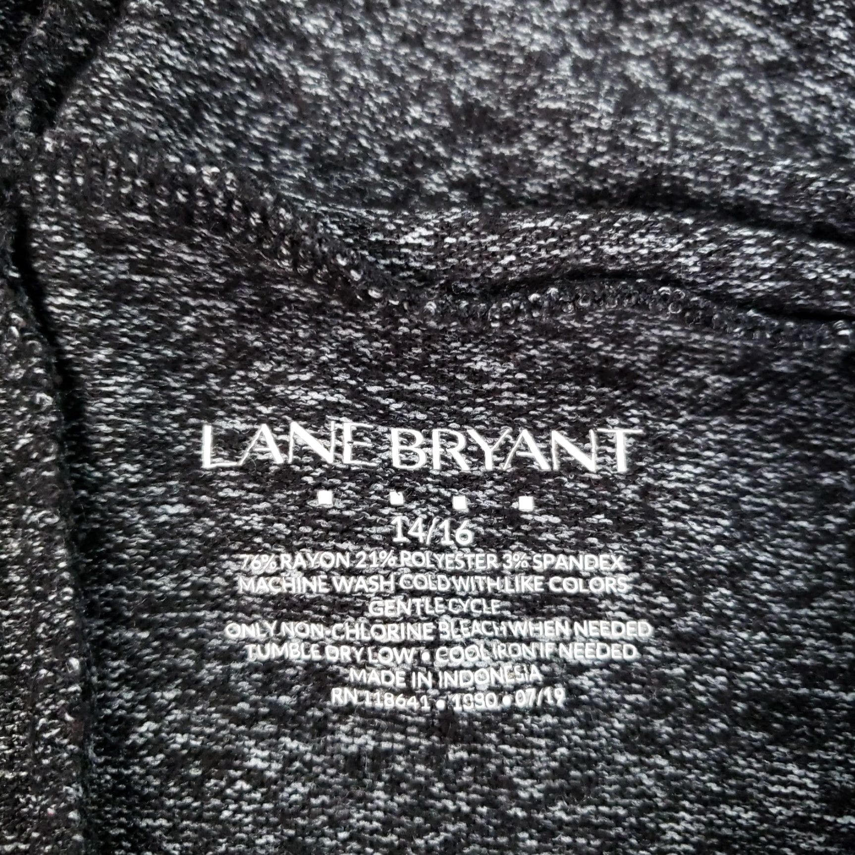 Vintage Lane Bryant Hoodie Womens Size 14 Dark Gray Hooded Pullover Lightweight Stretch Shirt? Size XL / US 12-14 / IT 48-50 - 6 Thumbnail