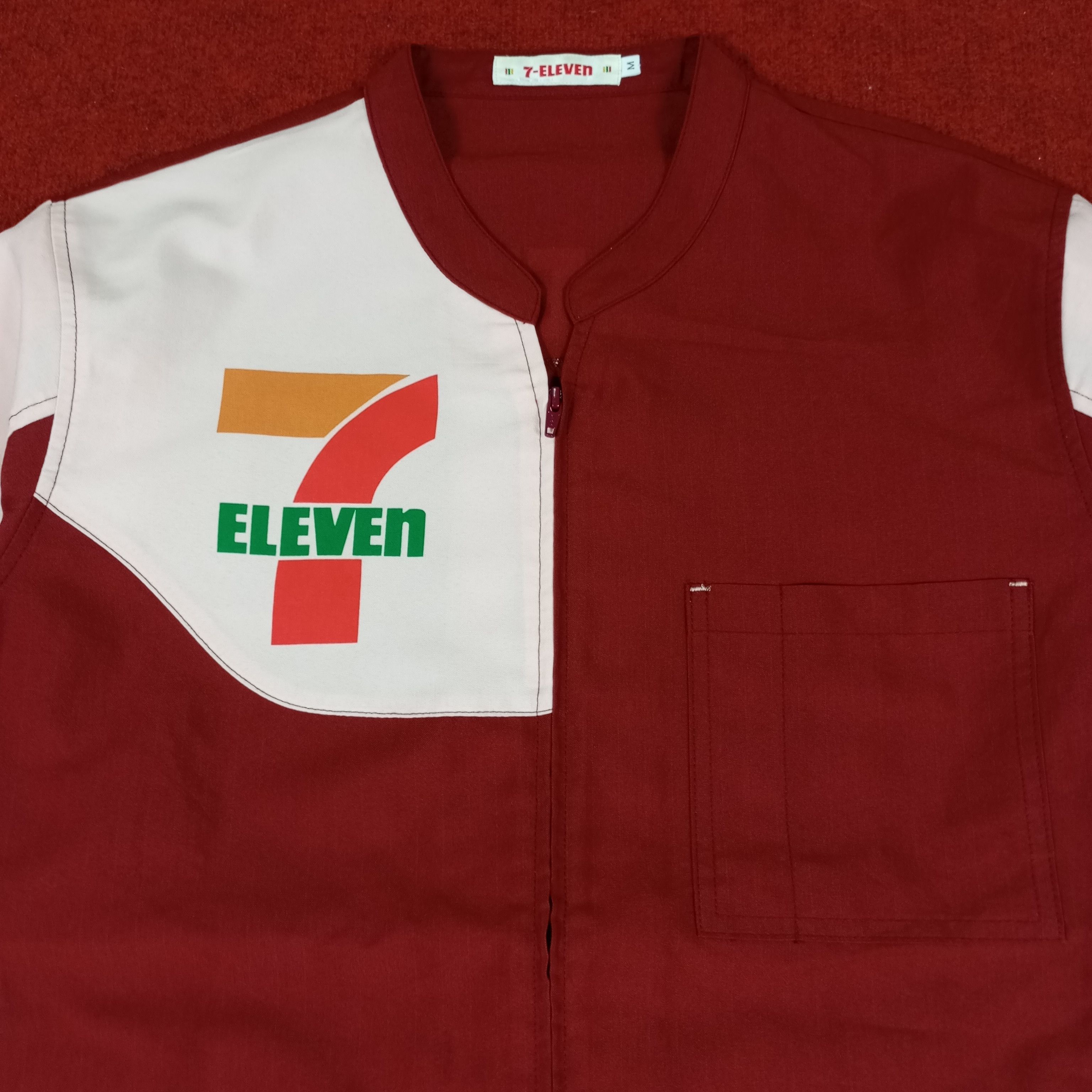 Japanese Brand × Vintage 7 Eleven Japanese Workers Workwear Jacket Size US M / EU 48-50 / 2 - 2 Thumbnail