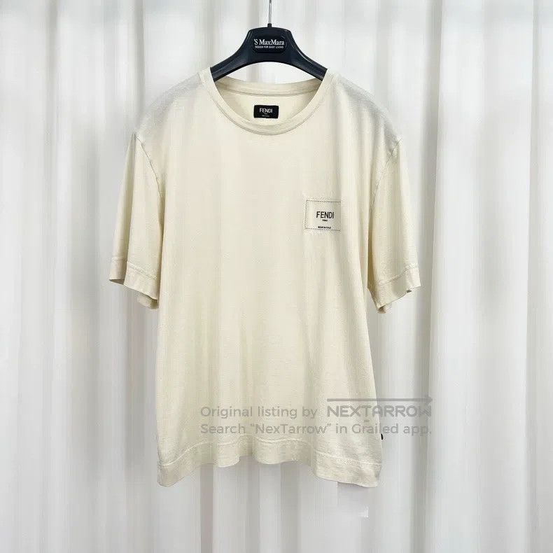 Fendi Fendi Chest Embroidered Letter Short Sleeve Size US XS / EU 42 / 0 - 1 Thumbnail