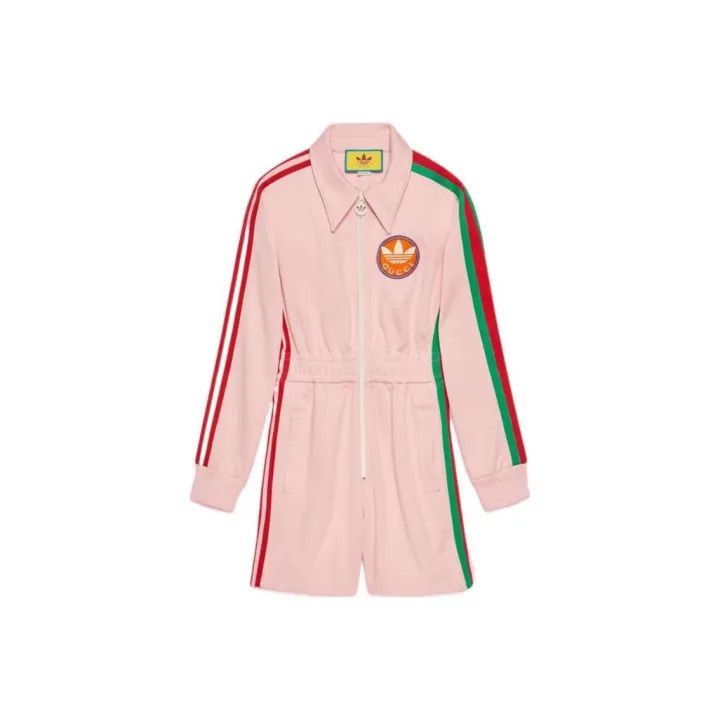 Gucci Gucci x Adidas Pink Long Sleeve Jumpsuit-2507 Size XS / US 0-2 / IT 36-38 - 6 Thumbnail