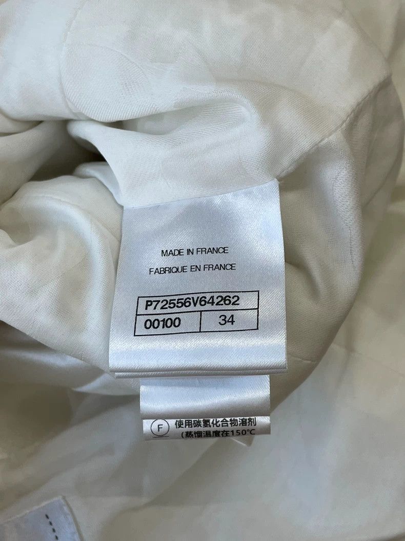 Chanel Chanel 22S white sequin color sleeve heavy industry jacket Size XXS / US 00 / IT 34 - 8 Thumbnail