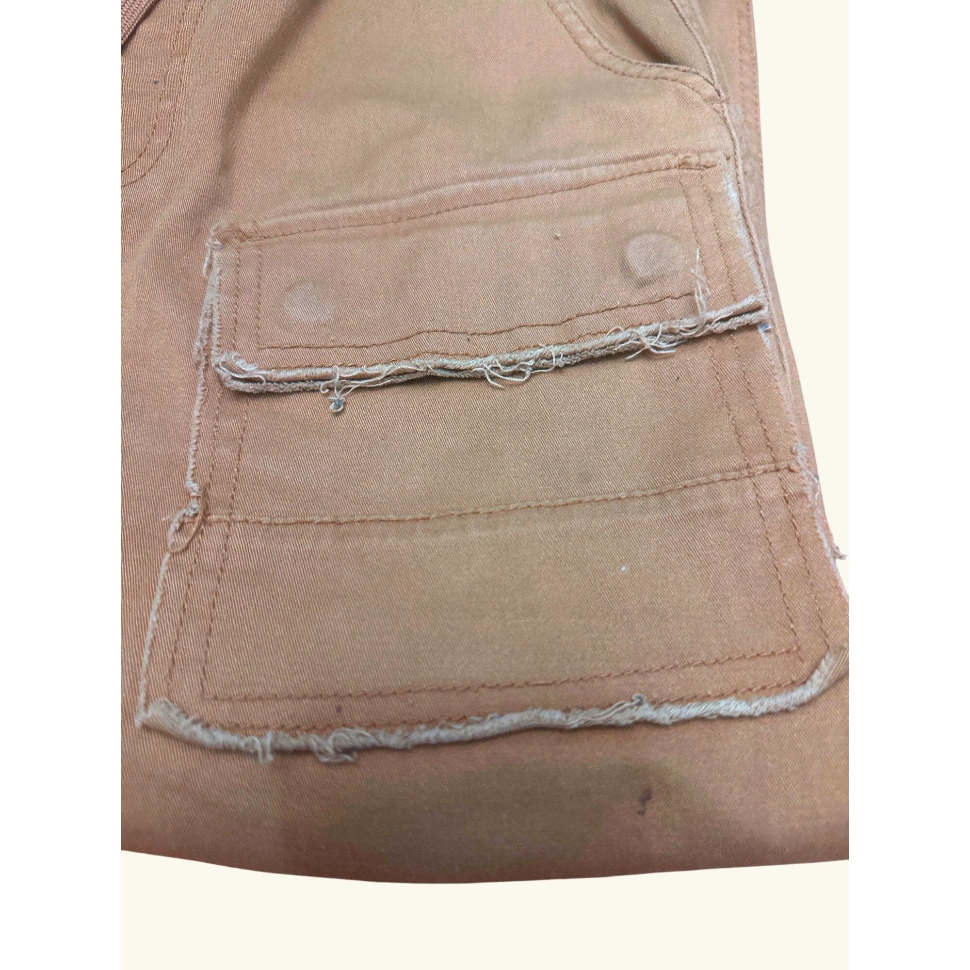 CSG CCC Moto Cargo Jogger Pants Drawstring Waist Khaki Color CSG Size US 27 - 7 Thumbnail