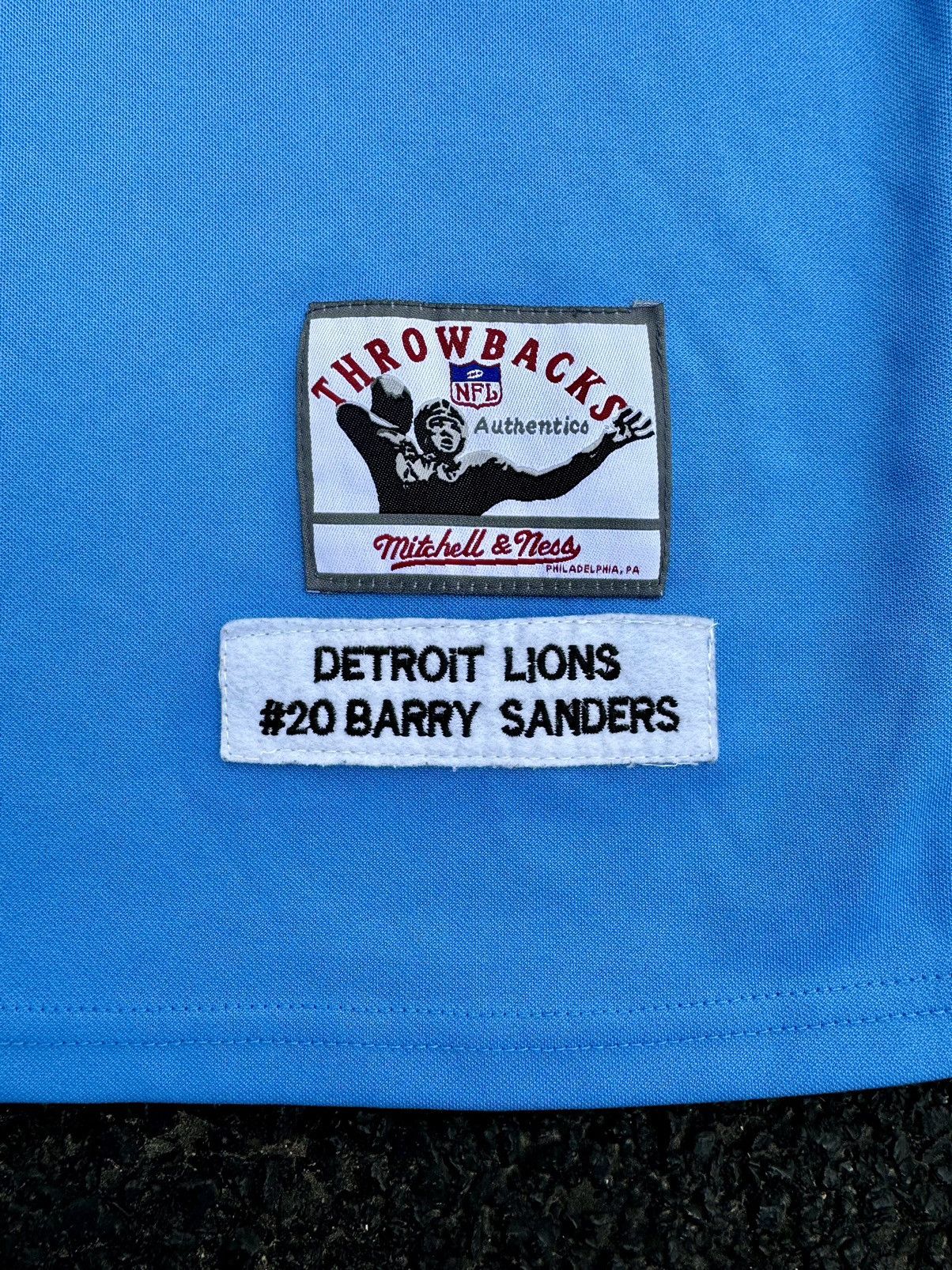 Mitchell & Ness × NFL Barry Sanders Detroit Lions Authentic NFL Throwback Jersey Size US XL / EU 56 / 4 - 8 Thumbnail