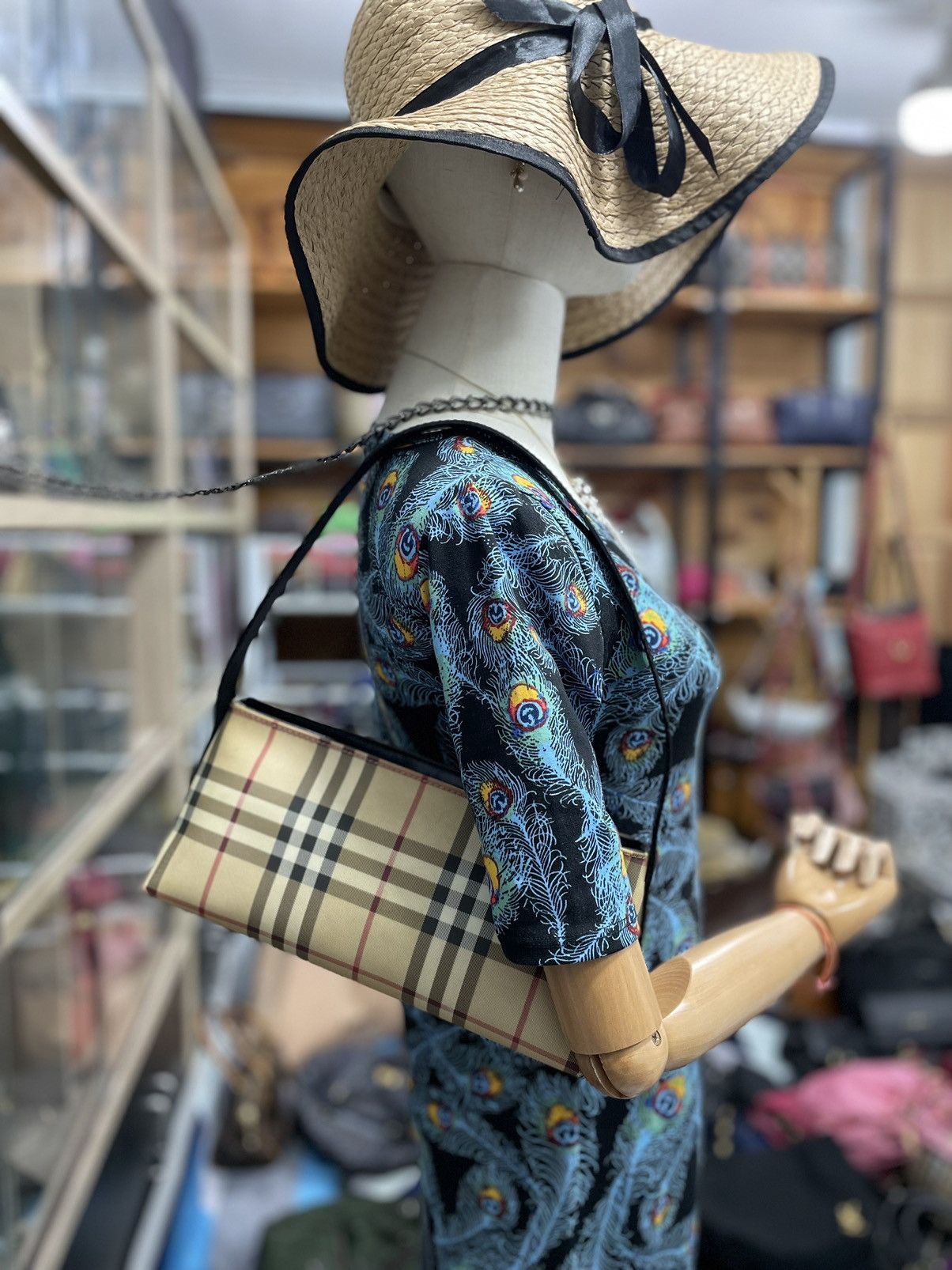Authentic Vintage BURBERRY Nova Check Shoulder Bag