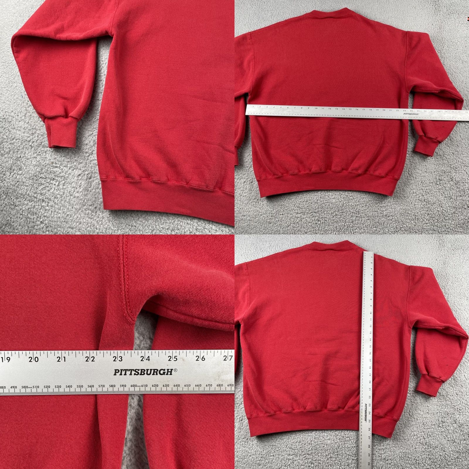 Jerzees VINTAGE Jerzees Mens XL United States Marine Corps Red Pull Over Crewneck Sweatshirt Size US XL / EU 56 / 4 - 9 Thumbnail