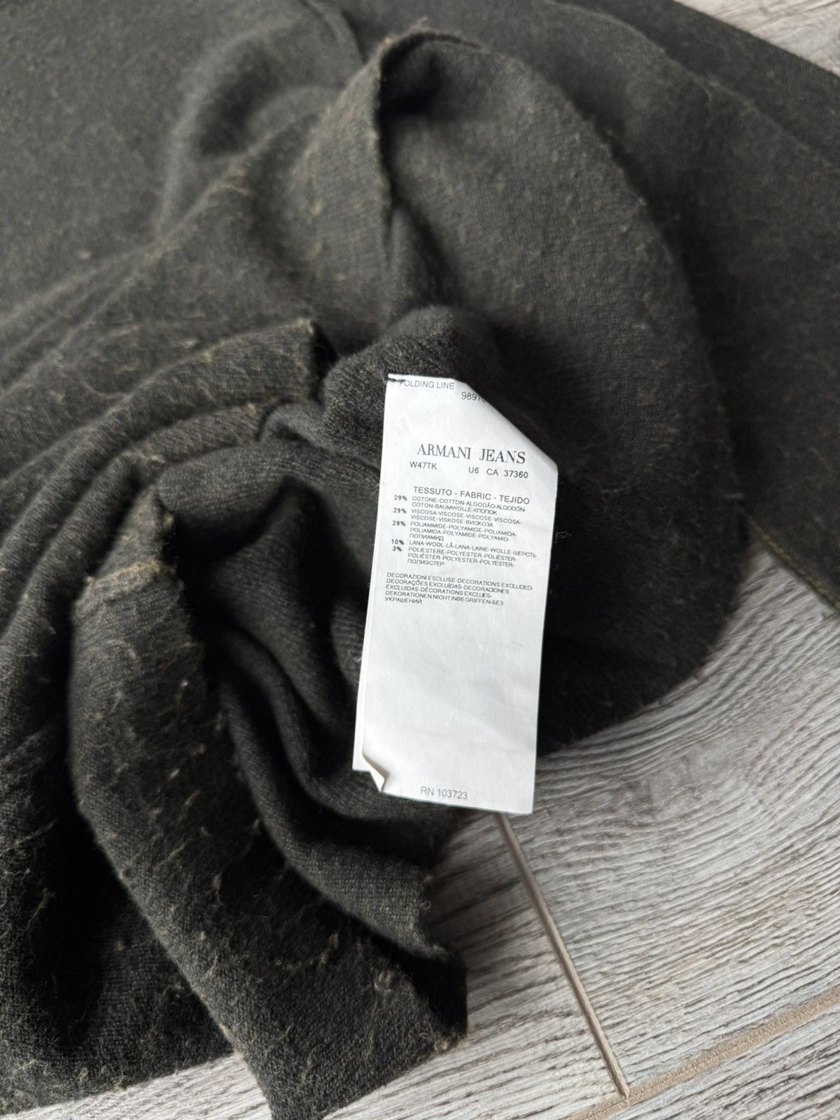 Emporio Armani Vintage Armani Jeans Y2k Avant-Garde Sweater Size US M / EU 48-50 / 2 - 9 Thumbnail
