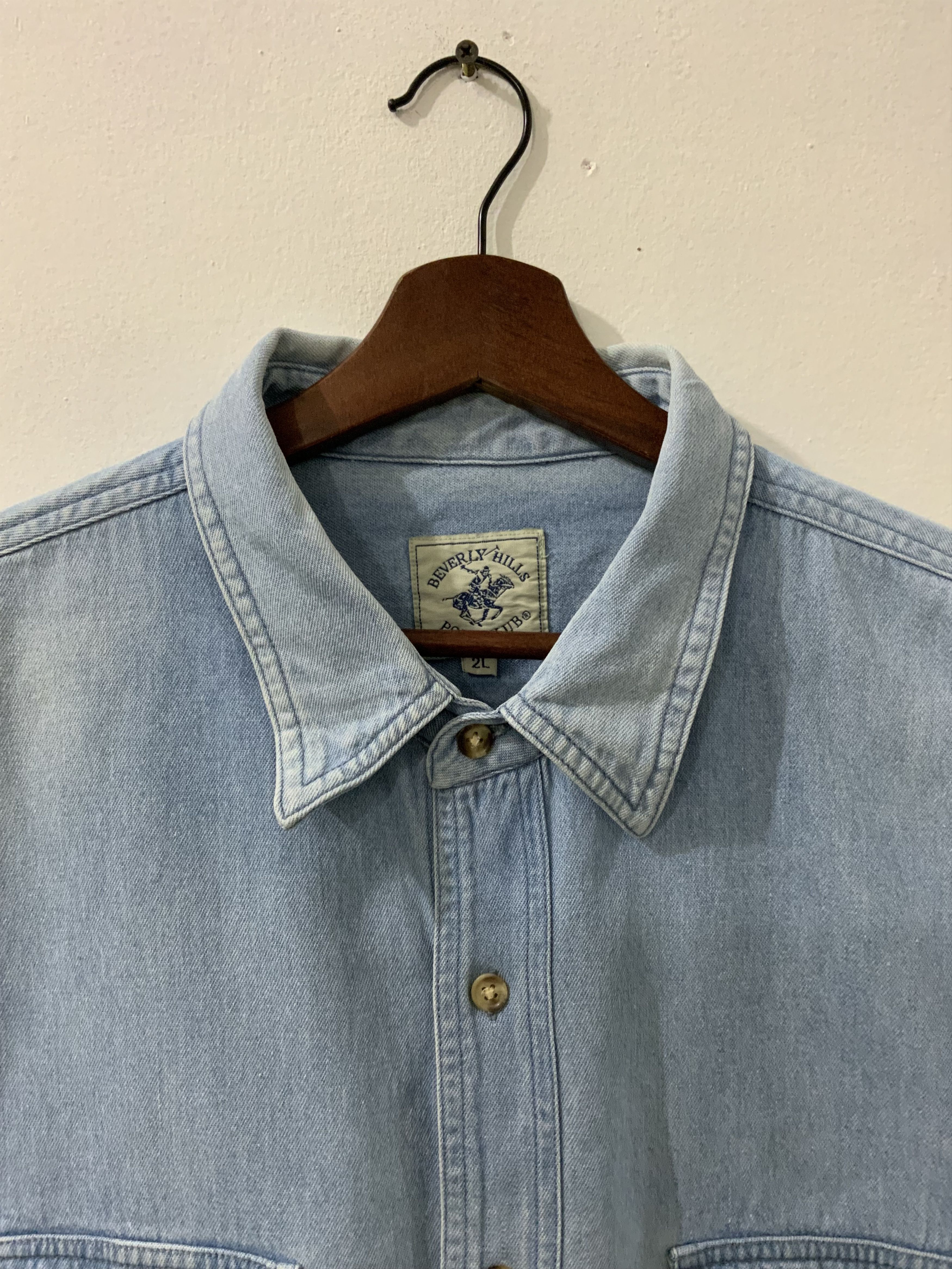 Beverly Hills Polo Club Beverly Hills Polo Club Denim Button Up Size US XL / EU 56 / 4 - 6 Thumbnail